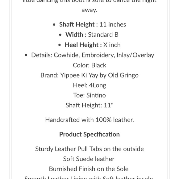 This is a pair of Yippee Ki Yay by Old Gringo Yucatan Triad black cowboy boots9 - Picture 2 of 6